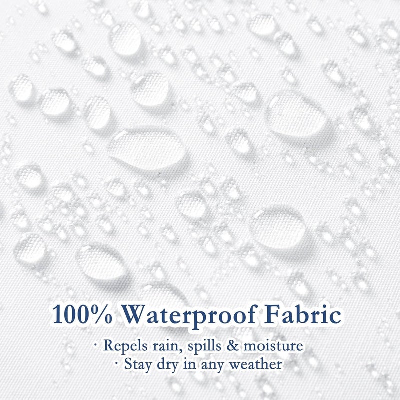 puredown ® 20x20 Outdoor Pillow Inserts, Set of 2, Fluffy Soft Water-Resistant Down Alternative Square Form Sham Stuffer for Porch Swing Sofa Couch Cushion Patio Furniture - Image 2